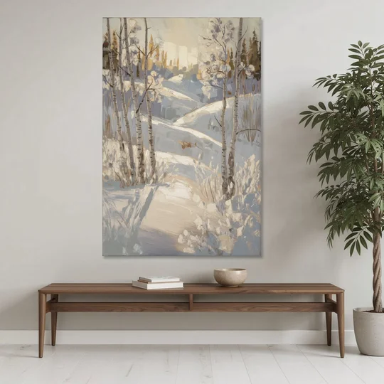 Aspen Winter Wonderland - Canvas Wall Art - Coffee Table - 40x60