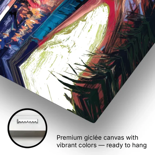 Atlanta Braves Photography Print - Canvas Wall Art - Gallery Wrap Corner