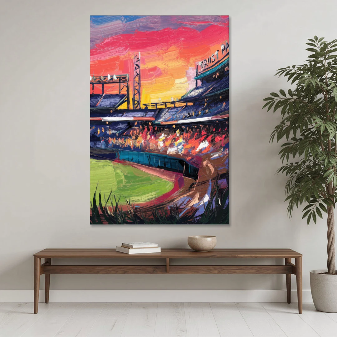 Atlanta Braves Photography Print - Canvas Wall Art - Coffee Table - 40x60