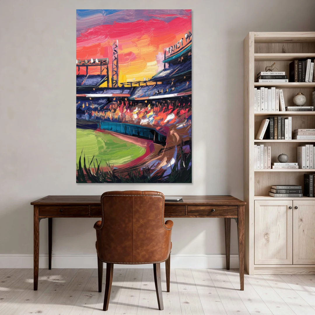 Atlanta Braves Photography Print - Canvas Wall Art - Office - 40x60