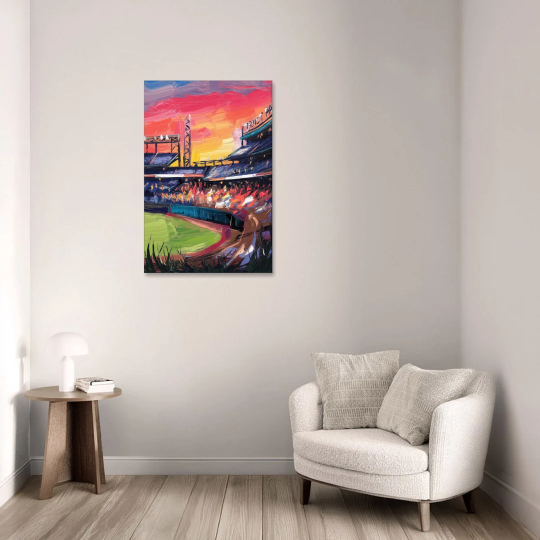 Atlanta Braves Photography Print - Canvas Wall Art - Sofa - 24x36