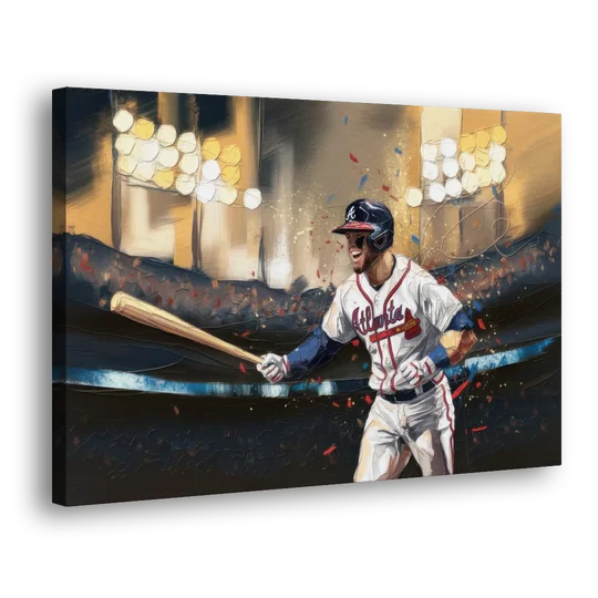 Atlanta Braves World Series Celebration - Canvas Wall Art - Side