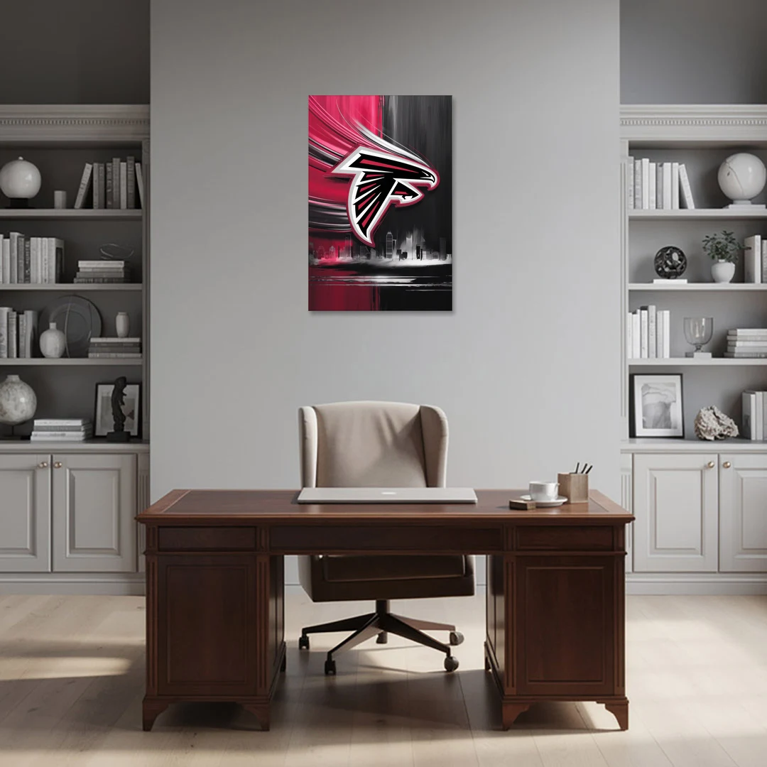 Atlanta Falcons Fans Tribute - Canvas Wall Art - Office - 24x36