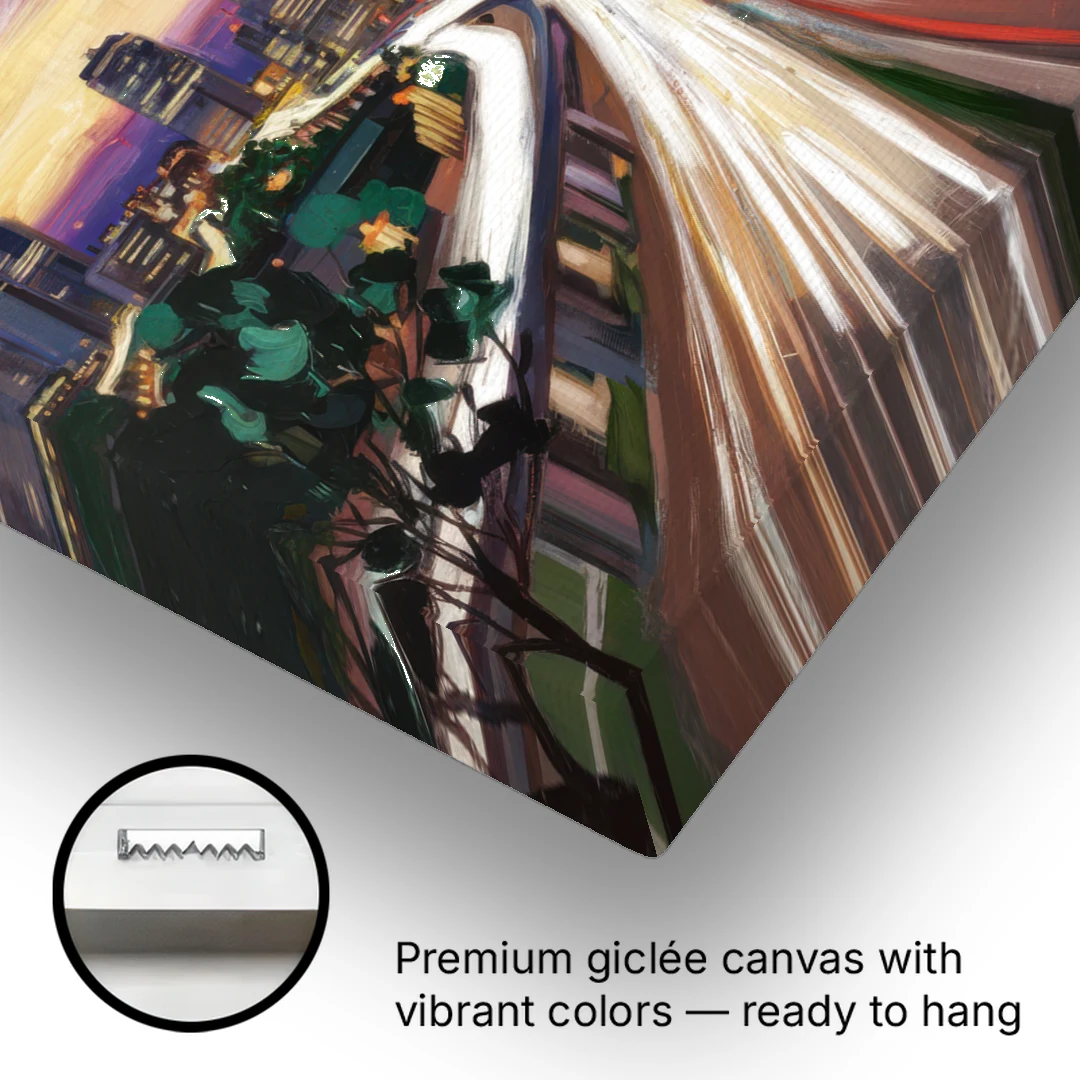 Atlanta Historic Neighborhoods - Canvas Wall Art - Gallery Wrap Corner