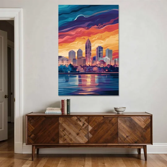 Atlanta Street Photography - Canvas Wall Art - Coffee Table - 40x60