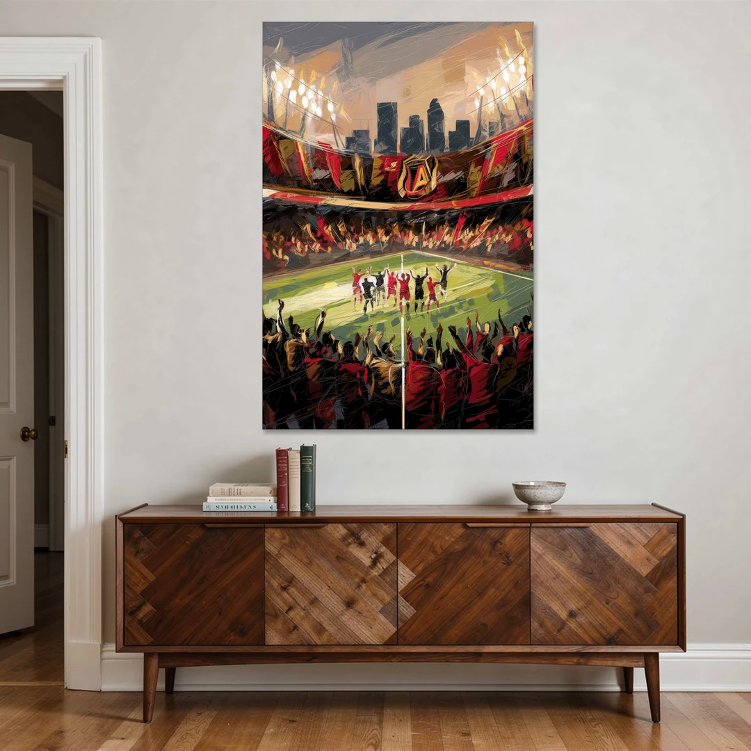 Atlanta United Team Celebration - Canvas Wall Art - Coffee Table - 40x60