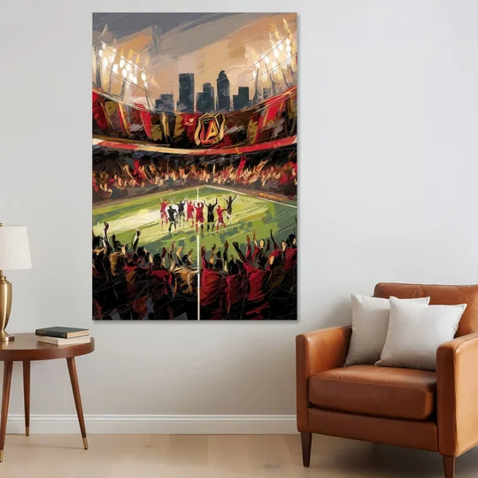 Atlanta United Team Celebration - Canvas Wall Art - Sofa - 40x60