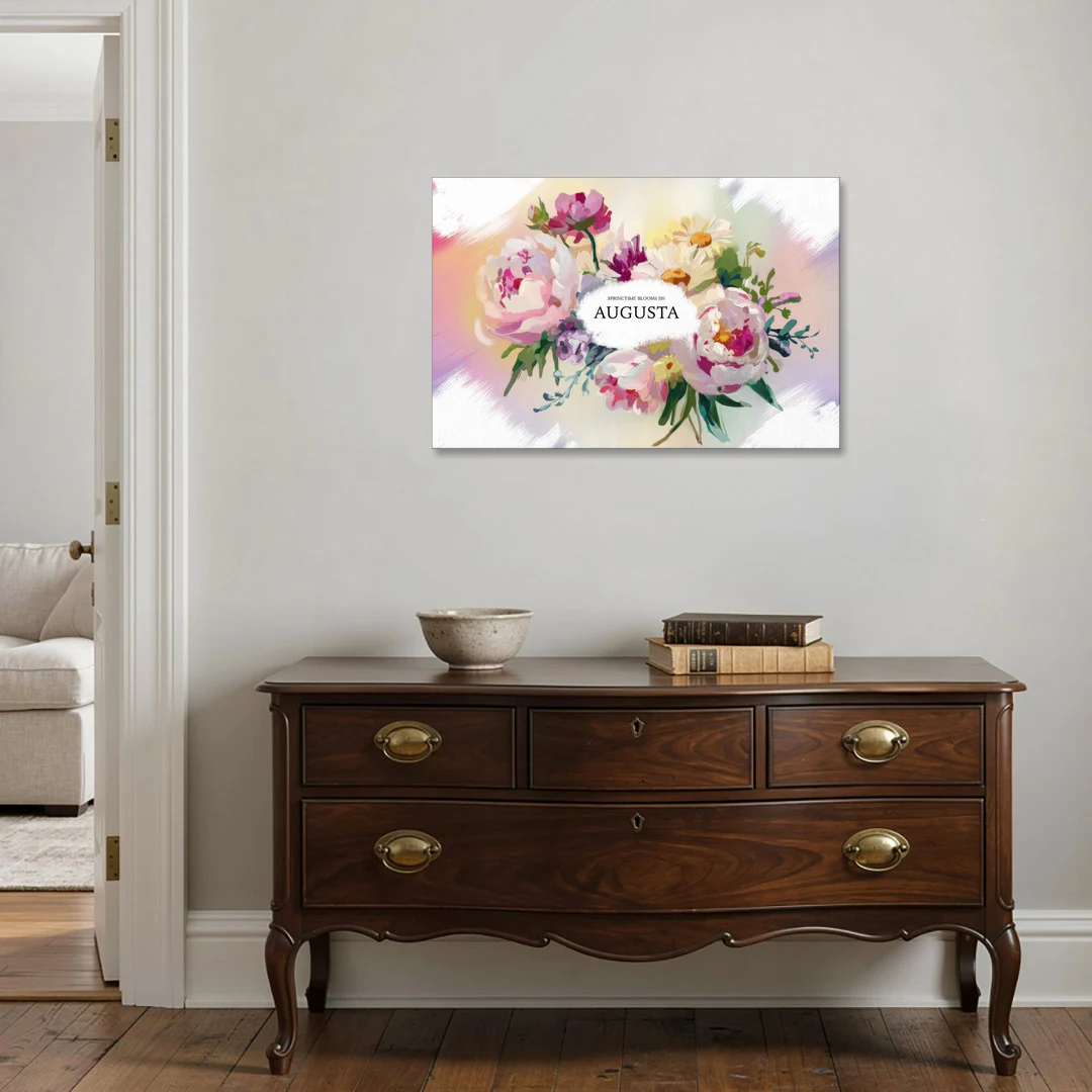 Augusta Springtime Blooms - Canvas Wall Art - Coffee Table - 36x24