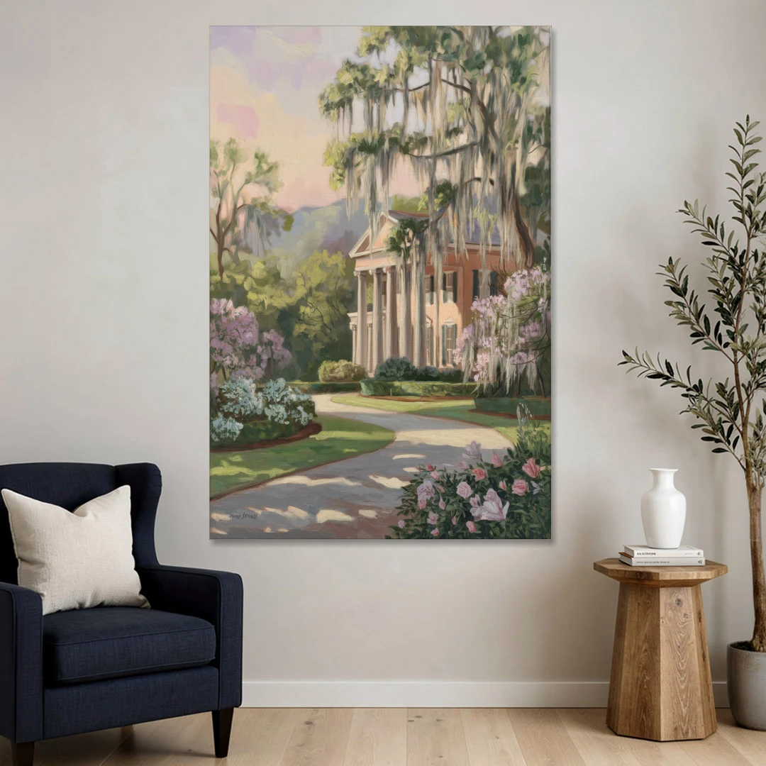 Augusta Timeless Southern Beauty - Canvas Wall Art - Sofa - 40x60