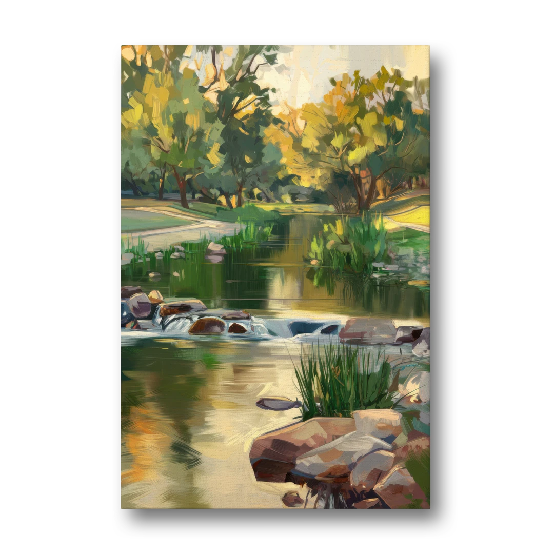 Austin Greenbelt Escape - Canvas Wall Art - Front