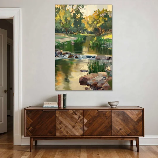 Austin Greenbelt Escape - Canvas Wall Art - Coffee Table - 40x60
