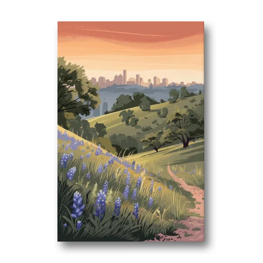 Austin Texas Hill Country - Canvas Wall Art - Front
