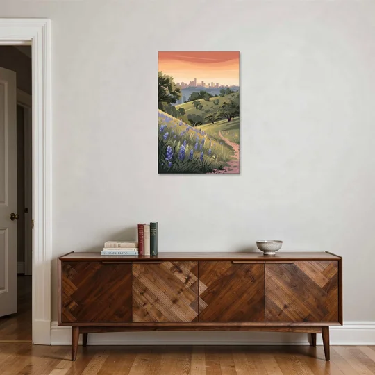 Austin Texas Hill Country - Canvas Wall Art - Coffee Table - 24x36