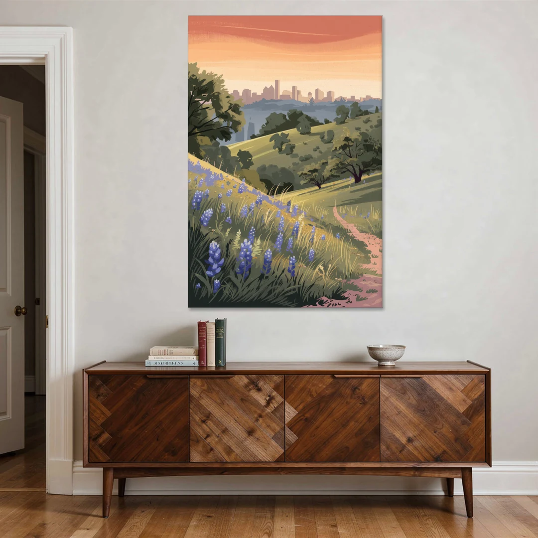Austin Texas Hill Country - Canvas Wall Art - Coffee Table - 40x60