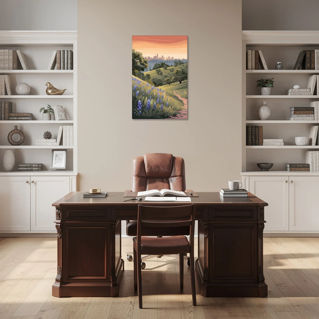 Austin Texas Hill Country - Canvas Wall Art - Office - 24x36
