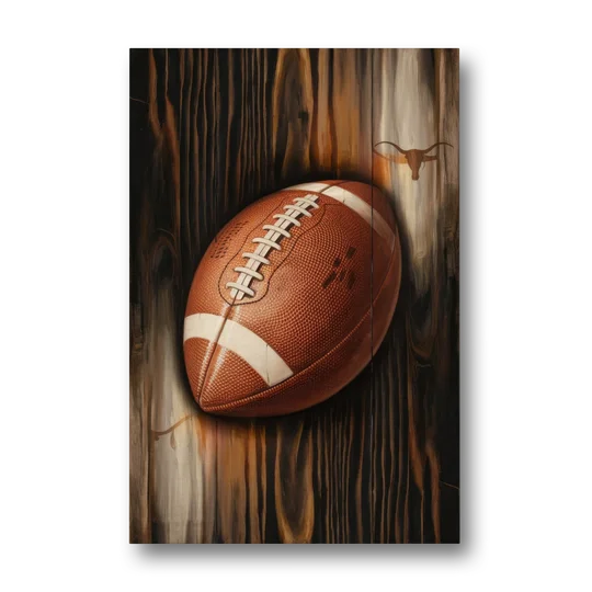Austin UT Football Energy - Canvas Wall Art - Front