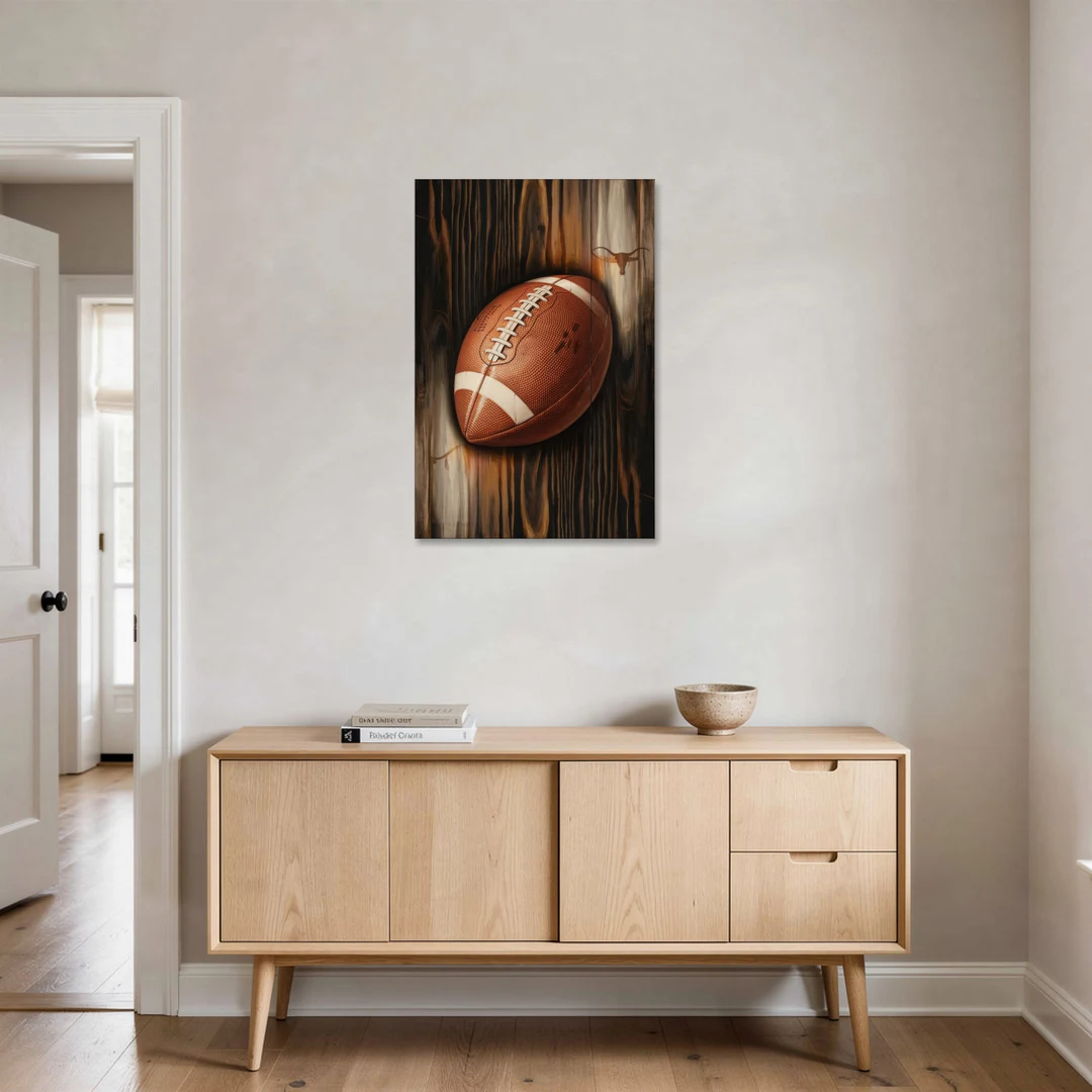 Austin UT Football Energy - Canvas Wall Art - Coffee Table - 24x36