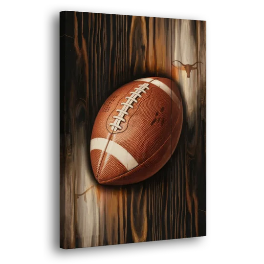 Austin UT Football Energy - Canvas Wall Art - Side