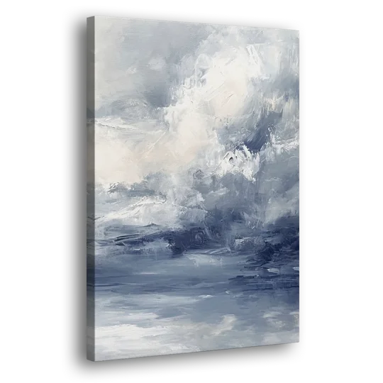 Azure Veil II - Canvas Wall Art - Side