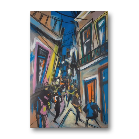 Bairro Alto Vibes - Canvas Wall Art - Front
