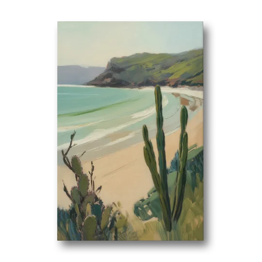 Balandra Beach Bay - Canvas Wall Art - Front