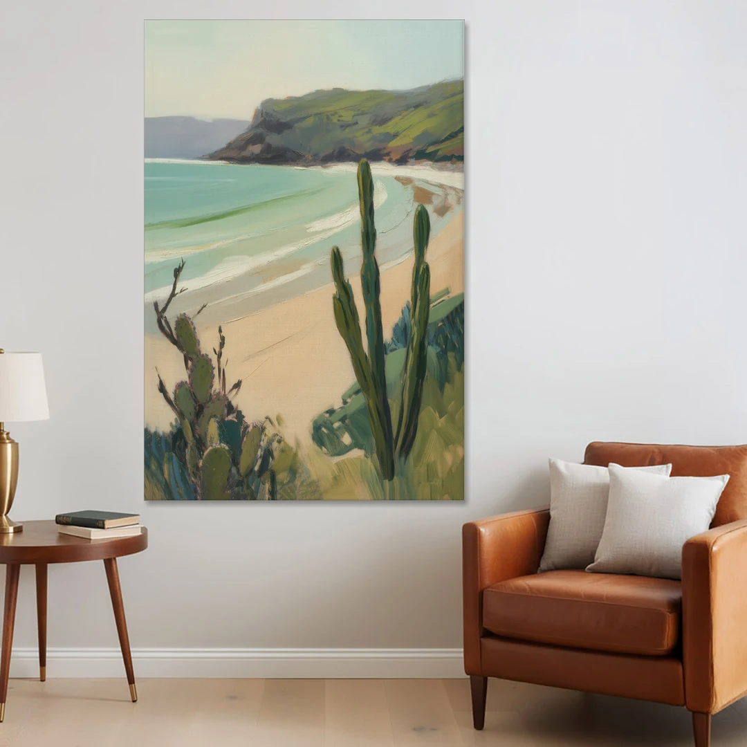Balandra Beach Bay - Canvas Wall Art - Sofa - 40x60