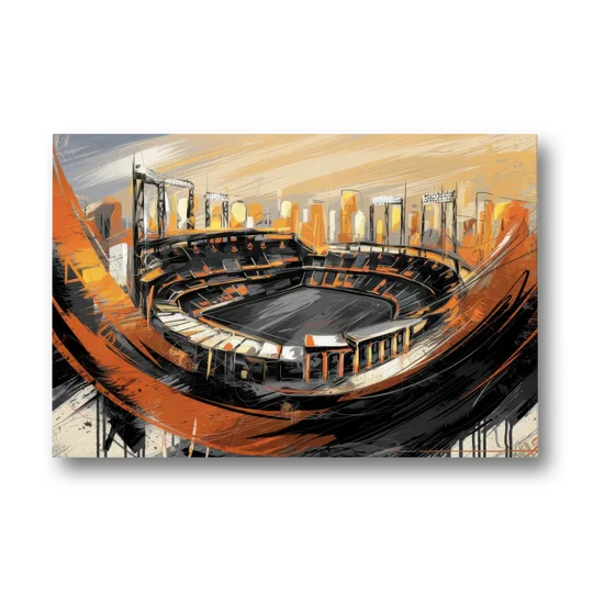 Baltimore Orioles Team Spirit - Canvas Wall Art - Front