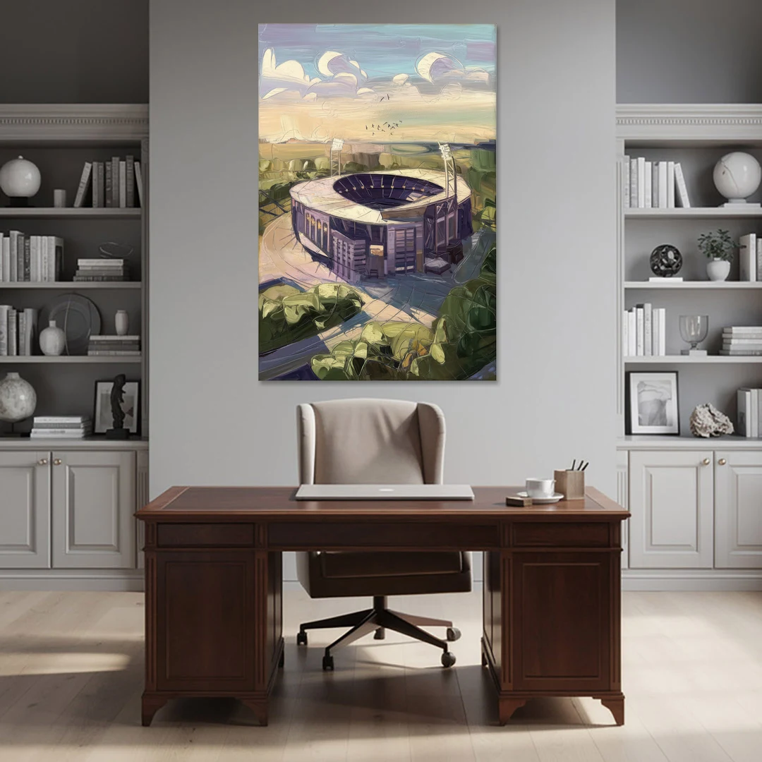 Baltimore Ravens Stadium View - Canvas Wall Art - Office - 40x60