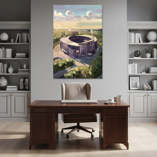 Baltimore Ravens Stadium View - Canvas Wall Art - Office - 40x60