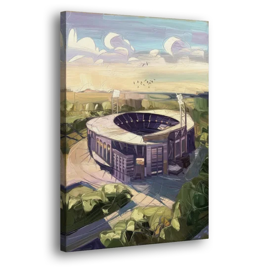 Baltimore Ravens Stadium View - Canvas Wall Art - Side