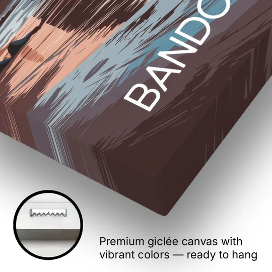 Bandon Coastal Sunset - Canvas Wall Art - Gallery Wrap Corner