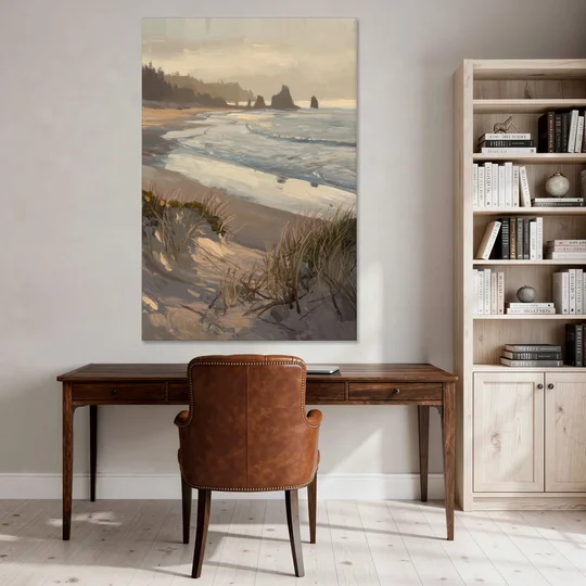 Bandon Pacific Coast - Canvas Wall Art - Office - 40x60