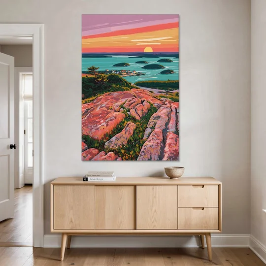 Bar Harbor Acadia National Park - Canvas Wall Art - Coffee Table - 40x60