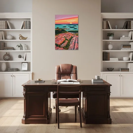 Bar Harbor Acadia National Park - Canvas Wall Art - Office - 24x36