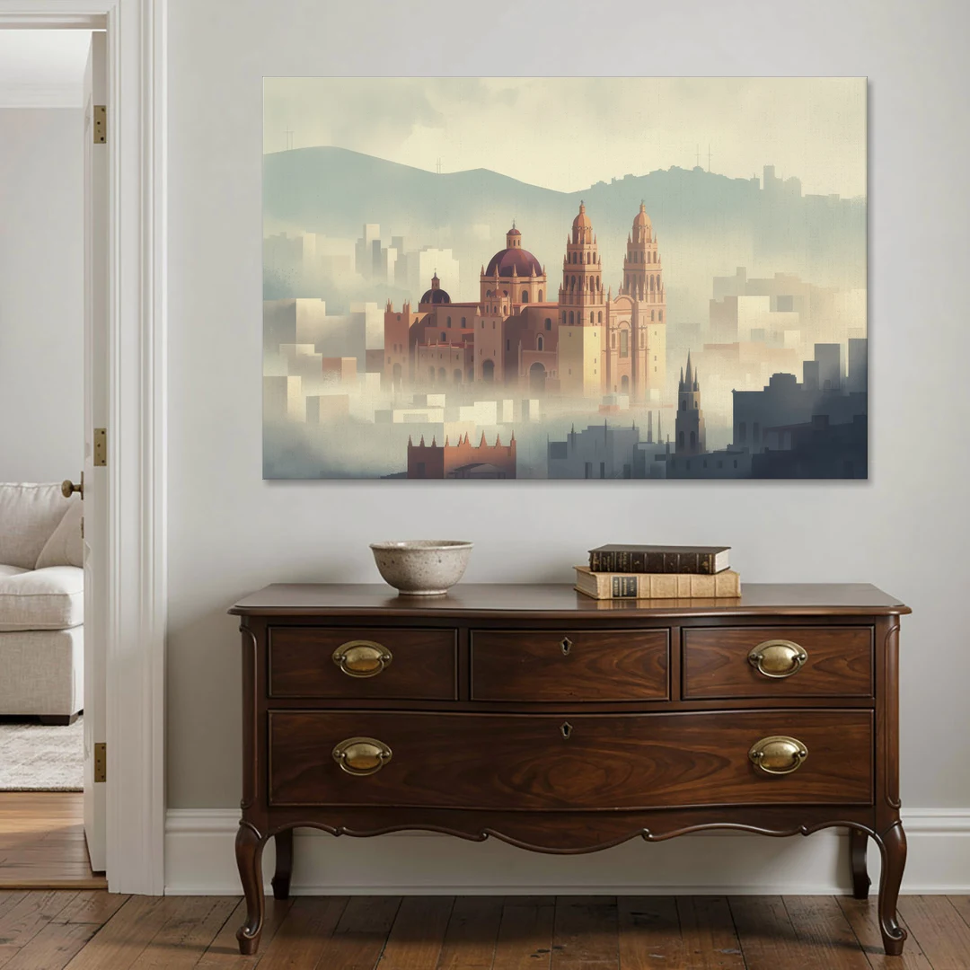 Basílica de Guanajuato - Canvas Wall Art - Coffee Table - 60x40