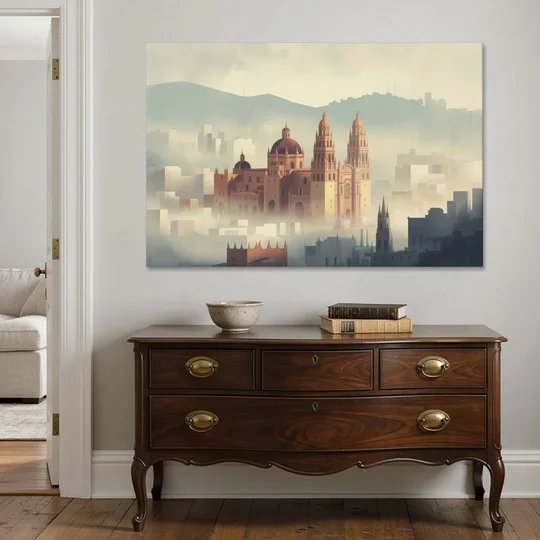 Basílica de Guanajuato - Canvas Wall Art - Coffee Table - 60x40