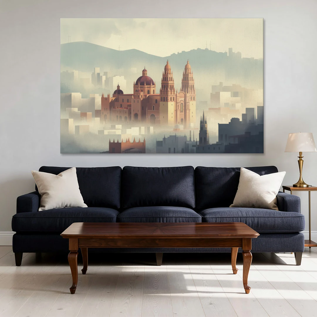 Basílica de Guanajuato - Canvas Wall Art - Sofa - 60x40