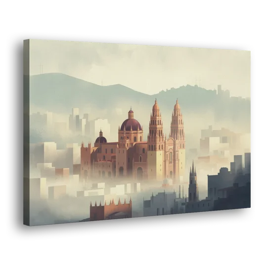 Basílica de Guanajuato - Canvas Wall Art - Side