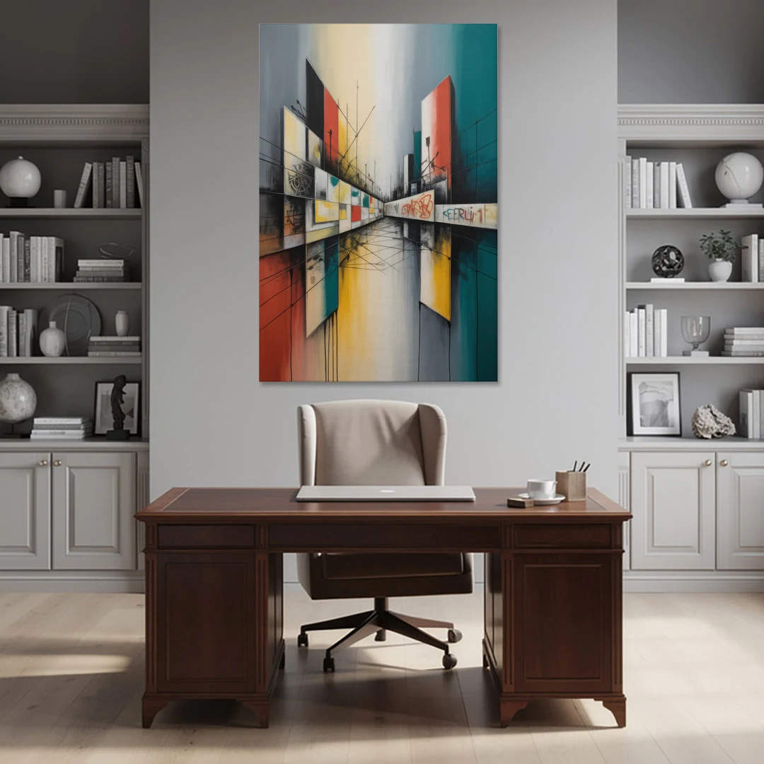 Berlin Wall Echoes - Canvas Wall Art - Office - 40x60
