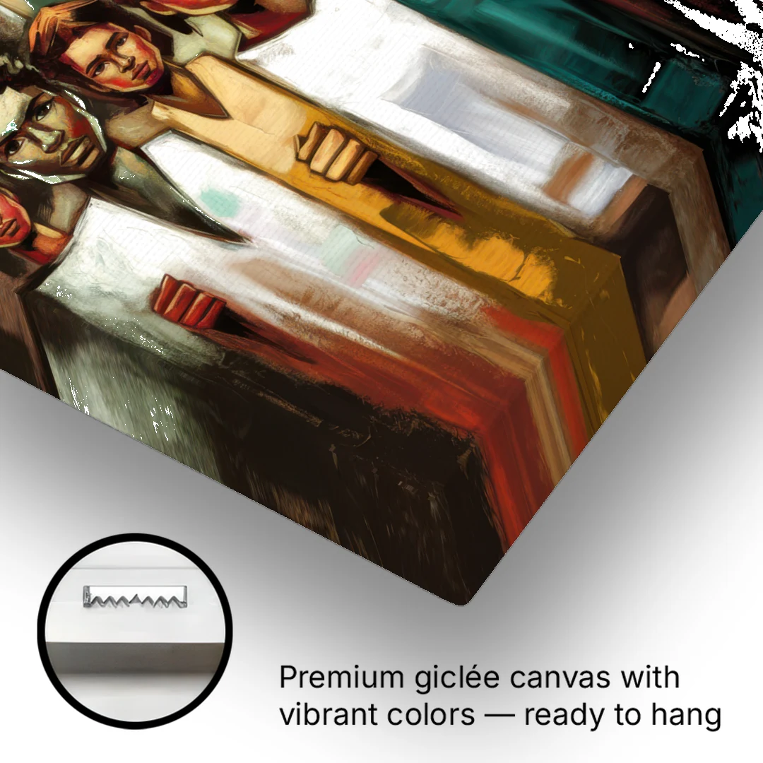 Birmingham Civil Rights District - Canvas Wall Art - Gallery Wrap Corner