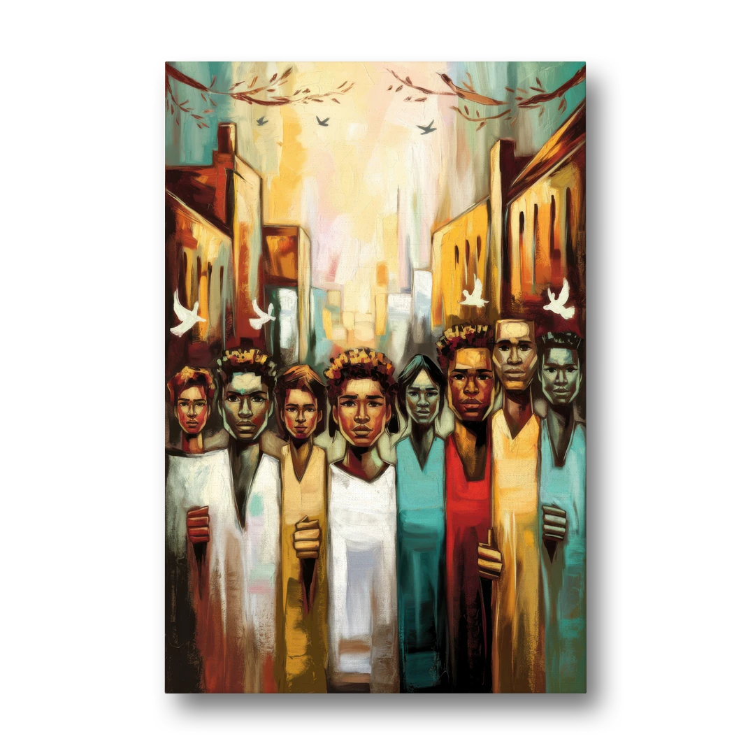Birmingham Civil Rights District - Canvas Wall Art - Front