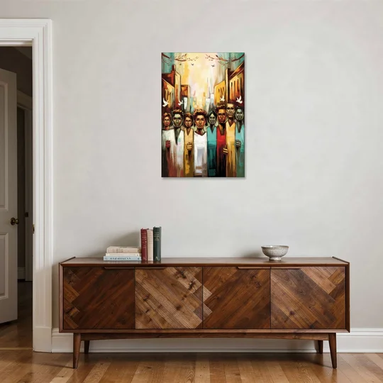 Birmingham Civil Rights District - Canvas Wall Art - Coffee Table - 24x36
