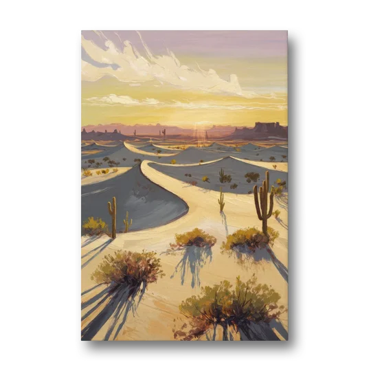 Bisbee Desert Sunrise - Canvas Wall Art - Front
