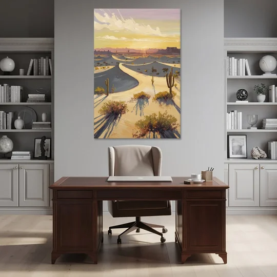 Bisbee Desert Sunrise - Canvas Wall Art - Office - 40x60