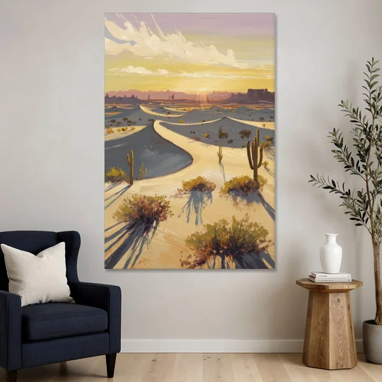 Bisbee Desert Sunrise - Canvas Wall Art - Sofa - 40x60