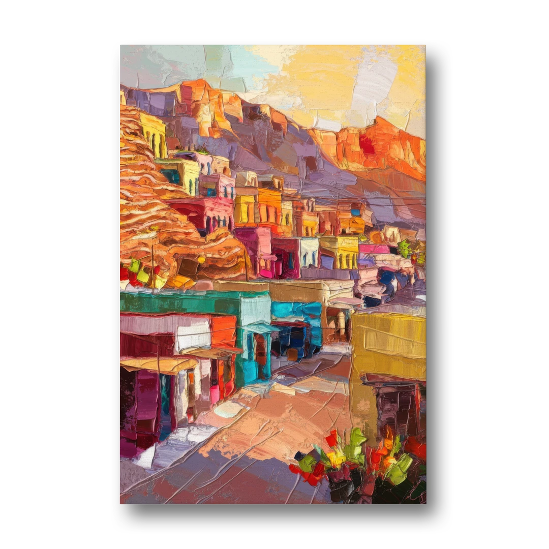 Bisbee Vibrant Skyline - Canvas Wall Art - Front