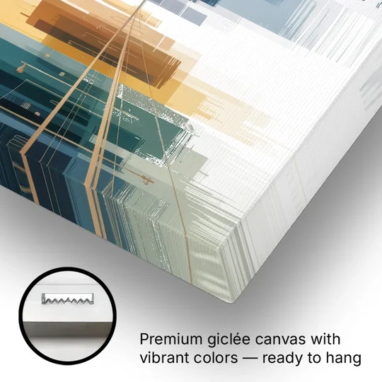 Bloor Street Vibes - Canvas Wall Art - Gallery Wrap Corner
