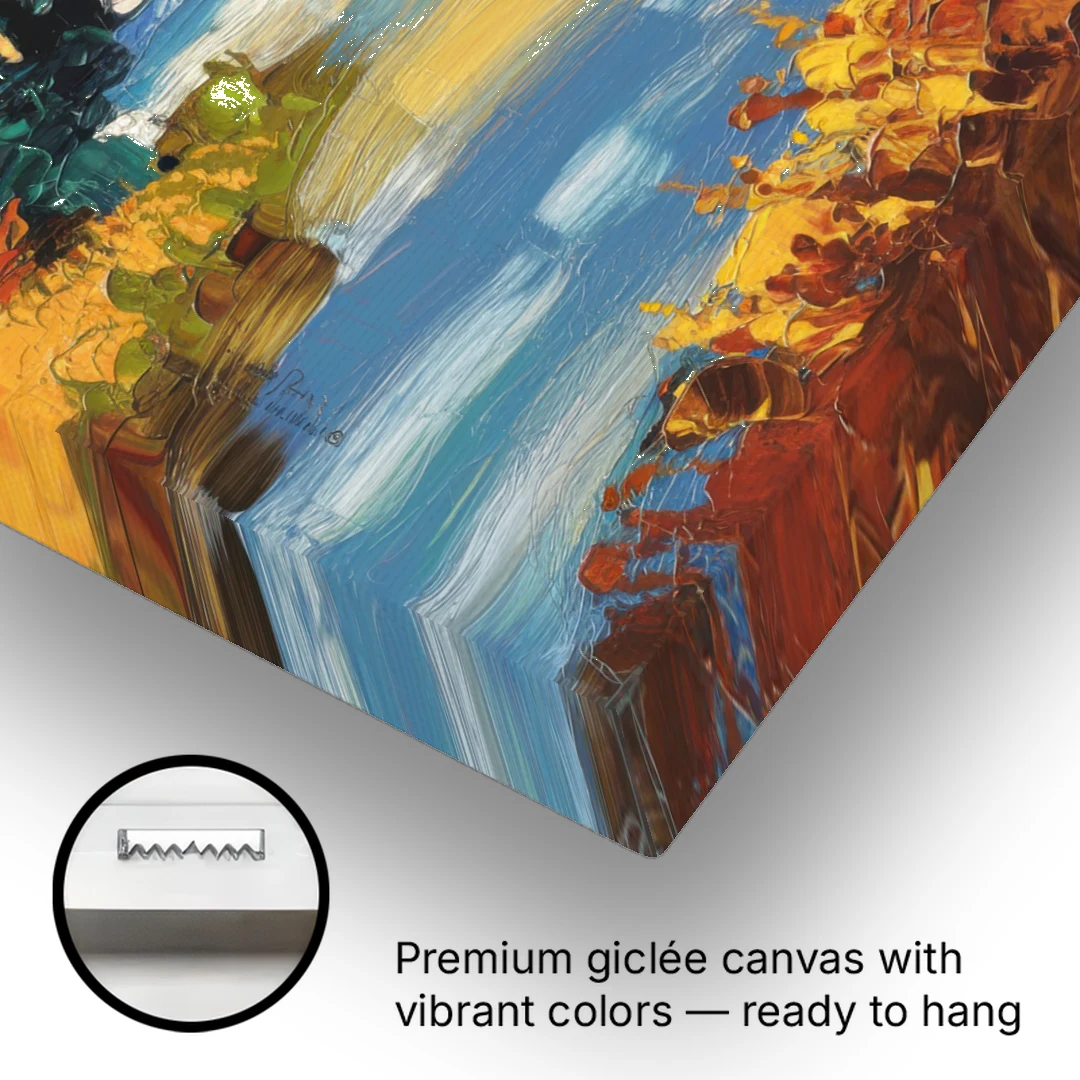 Boise Nature Escape - Canvas Wall Art - Gallery Wrap Corner