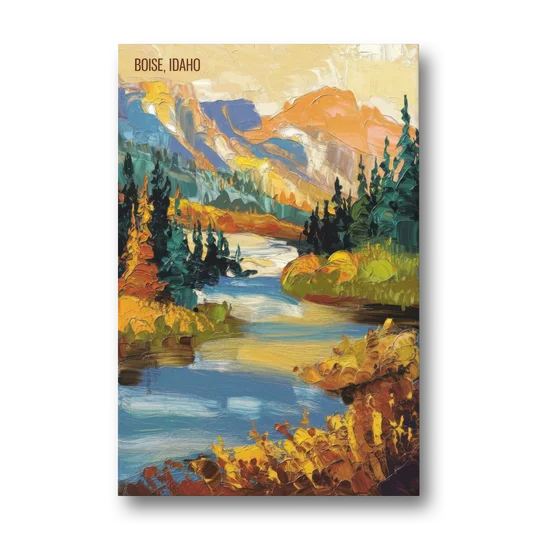 Boise Nature Escape - Canvas Wall Art - Front