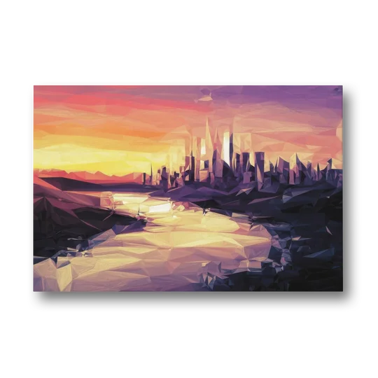 Boise Sunset Serenity - Canvas Wall Art - Front